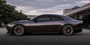 Dodge Charger Daytona SRT EV side view