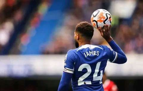 Breaking news: Recce James injured again after picking up a fresh hamstring injury against Liverpool. 13
