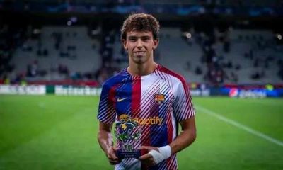 Joao Felix shines on his European debut for FC Barcelona scoring a brace. 22