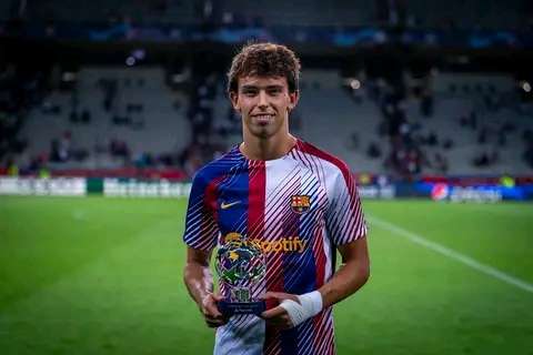 Joao Felix shines on his European debut for FC Barcelona scoring a brace. 21