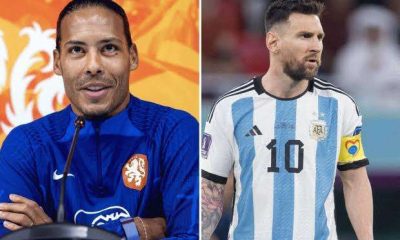 Van Djik disputes Van Gaal's opinion that world cup was premeditated for Argentina. 8