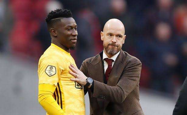 "I will encourage Andre Onana, back him and support ," Ten Hag. 13