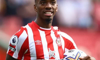 A striker for Brentford, is apparently being watched by Manchester United 7