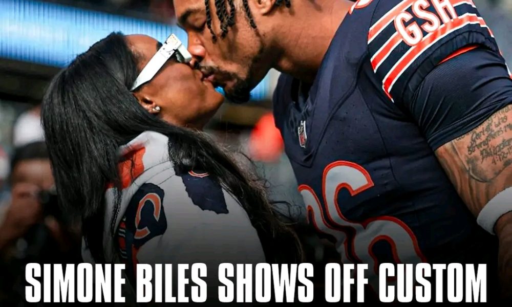 Simone Biles Posts 5-Word Message Before Bears-Lions Game 1