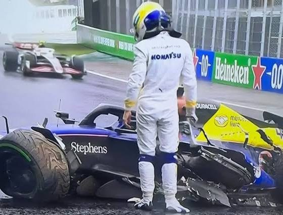 Franco Colapinto en una posición difícil tras accidente y desafíos con Williams 1