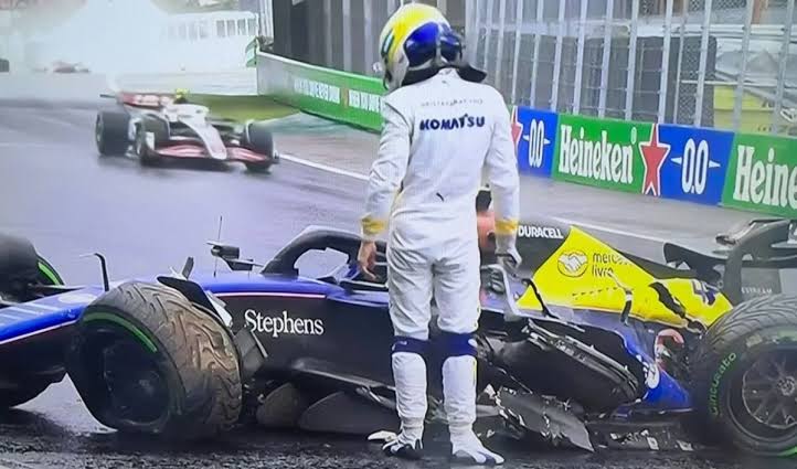 Franco Colapinto en una posición difícil tras accidente y desafíos con Williams 1